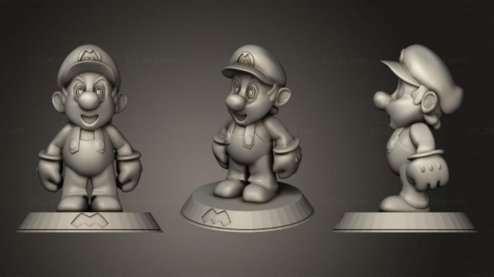 Chibi Funko (Mario 4, CHIBI_0315) 3D models for cnc